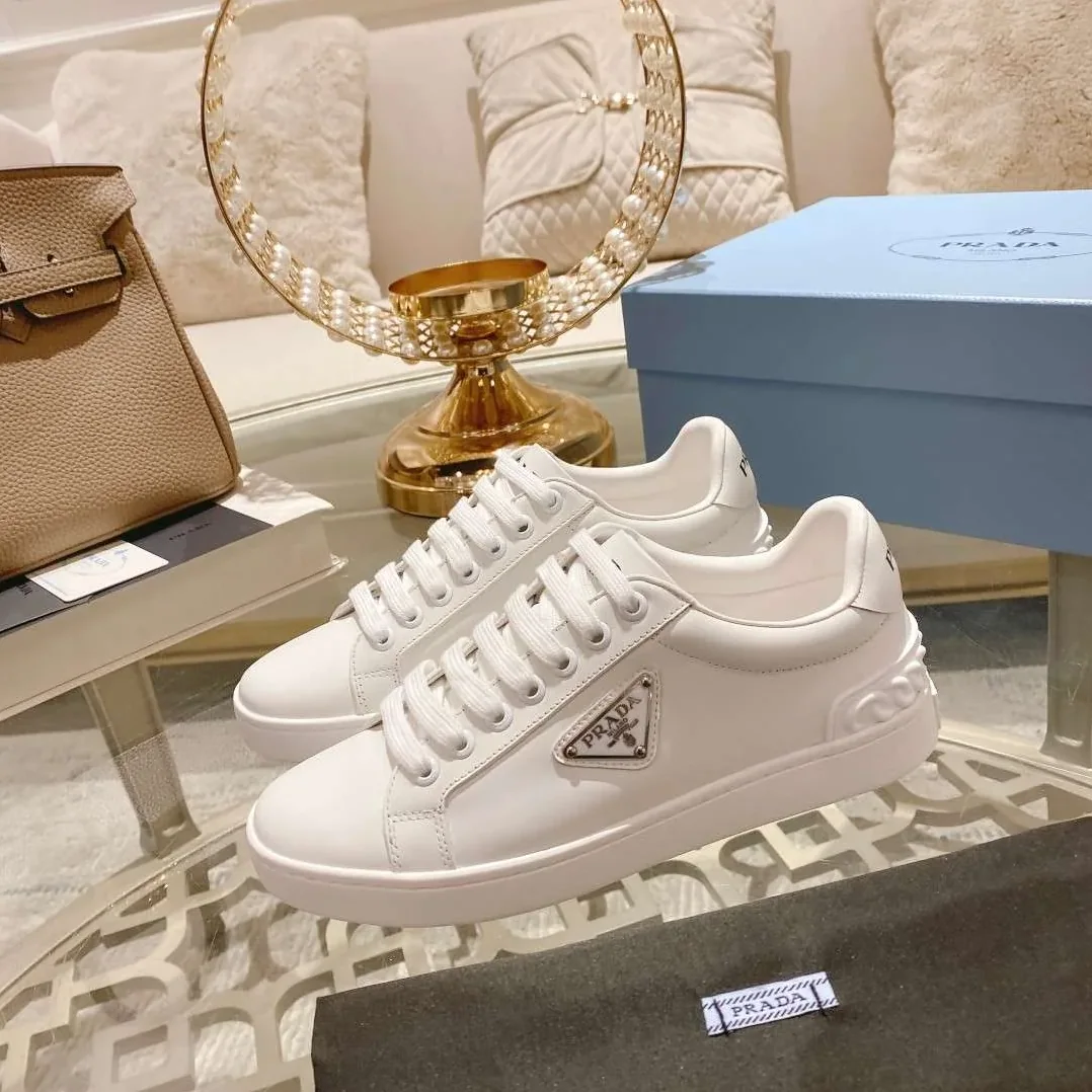 Prada Fyre Low Heel Sneaker White Prada Fyre Low Heel Sneaker White
