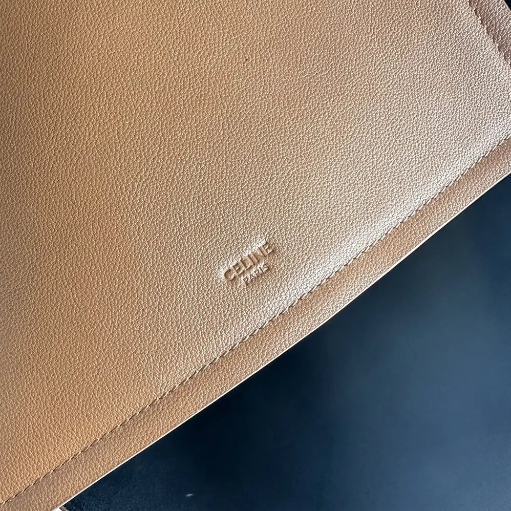 Celine Medium Cube Bag In Supple Calfskin for Women in Brown