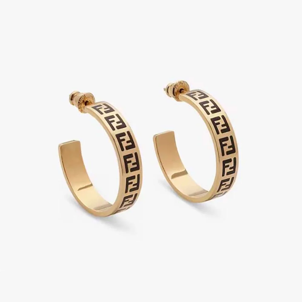 Fendi Forever Fendi Earrings Gold for Women in coloured