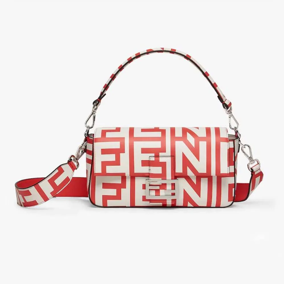 Fendi Baguette Lunar New Year Capsule Two for Women in Tone Leather Bag Fendi Baguette Lunar New Year Capsule Two for Women in Tone Leather Bag