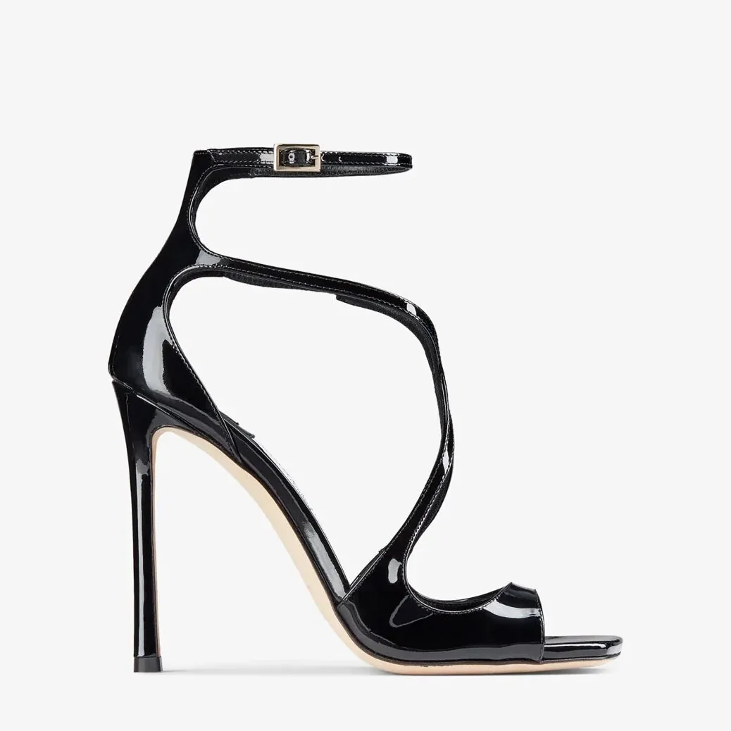 Jimmy Choo Azia 110 Black AZIA110PAT Jimmy Choo Azia 110 Black AZIA110PAT