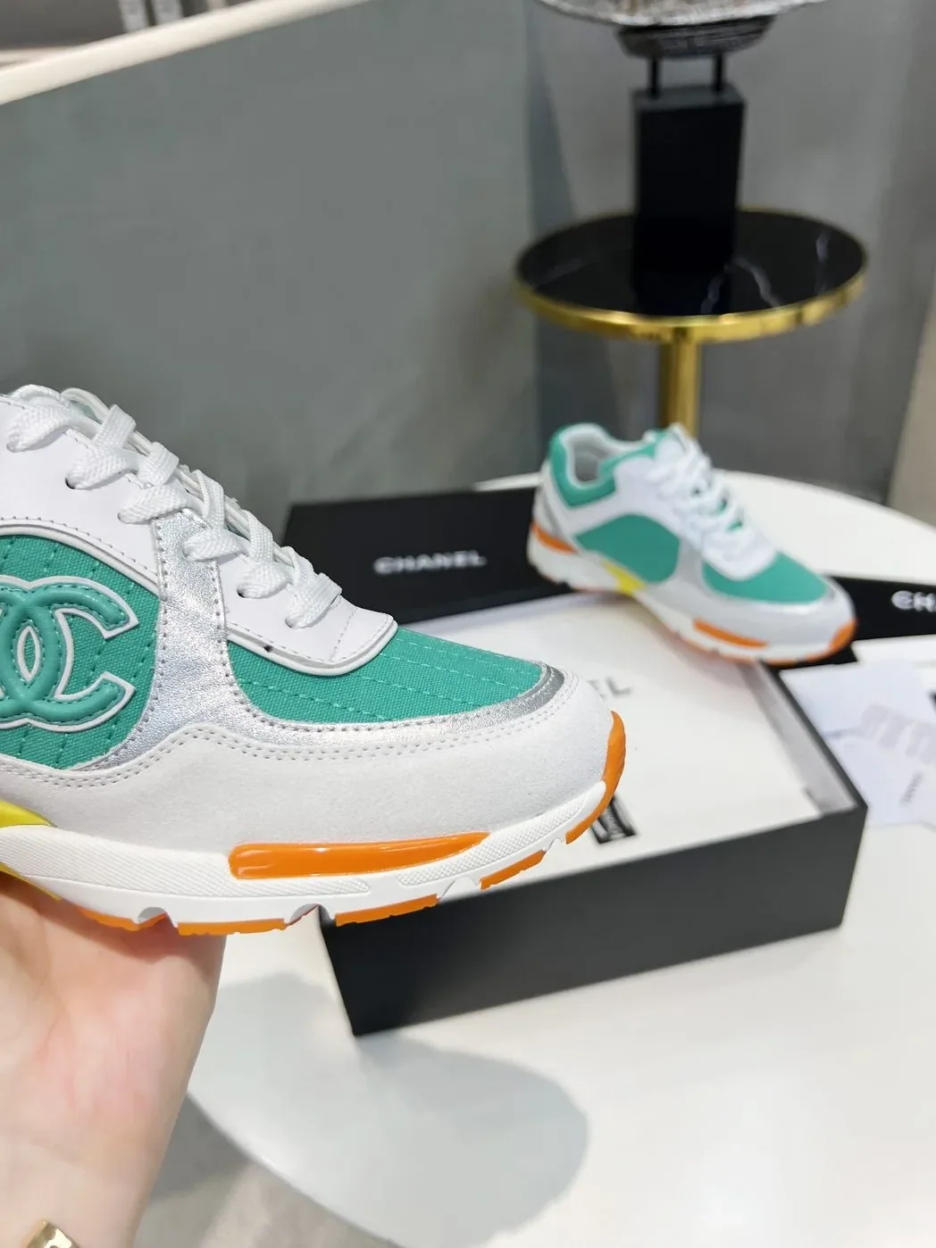 Chanel Sneakers Green Chanel Sneakers Green