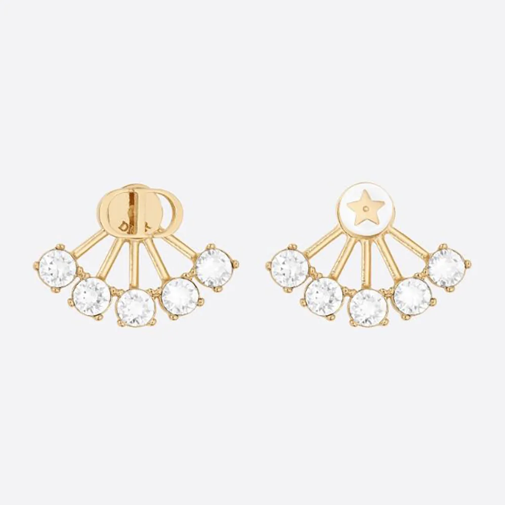 Dior Petit CD Earrings Gold for Women in Finish Metal Dior Petit CD Earrings Gold for Women in Finish Metal