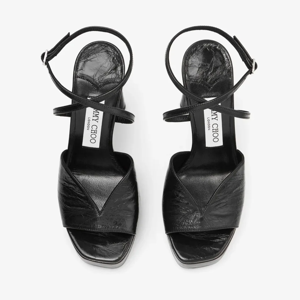 Jimmy Choo Karli Platform 125 Black KARLIPF125BYK
