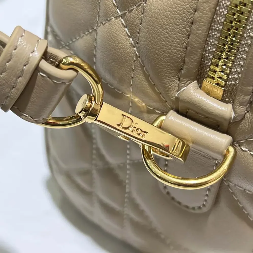 Dior Groove 25 Bag Biscuit Macrocannage Calfskin for Women Dior Groove 25 Bag Biscuit Macrocannage Calfskin for Women