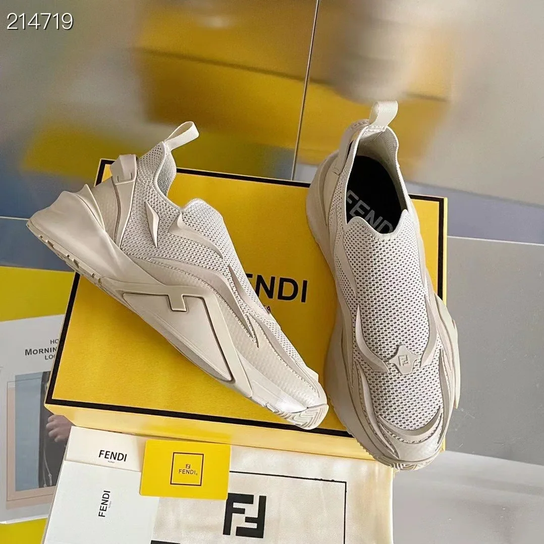 Fendi Flow Beige Sneakers 7E1504AHI8F0EJB