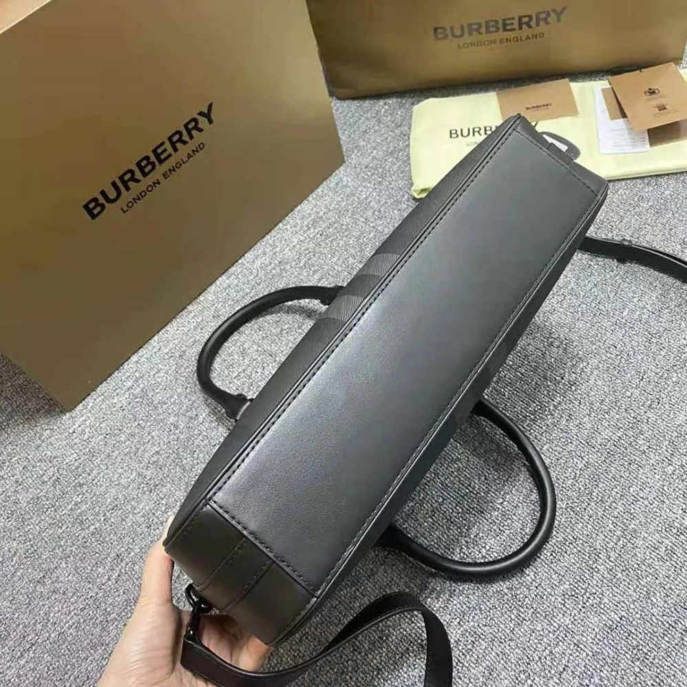 Burberry Slim Ainsworth Briefcase for Men in Gray Burberry Slim Ainsworth Briefcase for Men in Gray