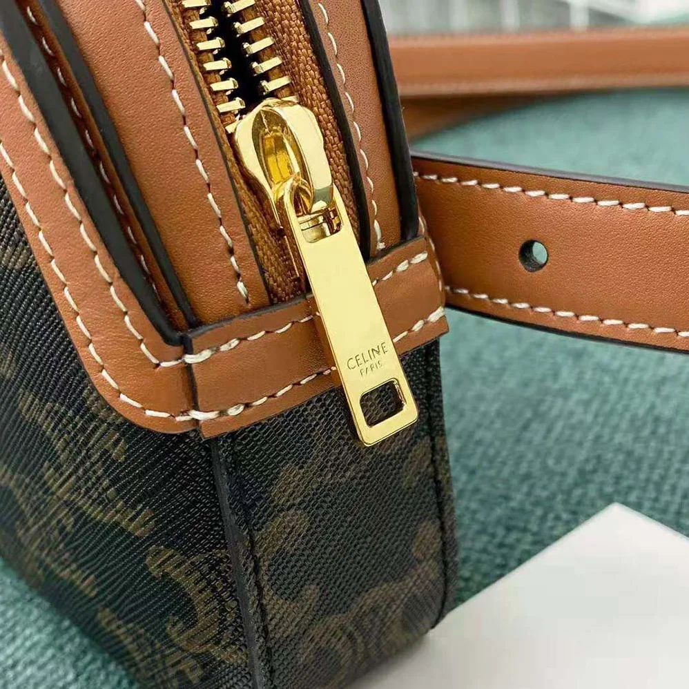 Celine Small Belt Bag in Triomphe Canvas for Women