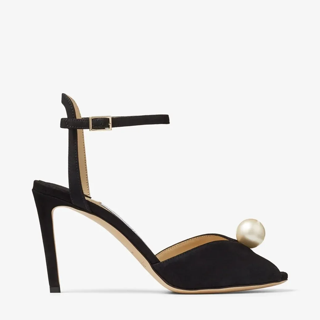 Jimmy Choo Sacora 85 Black SACORA85AOB Jimmy Choo Sacora 85 Black SACORA85AOB