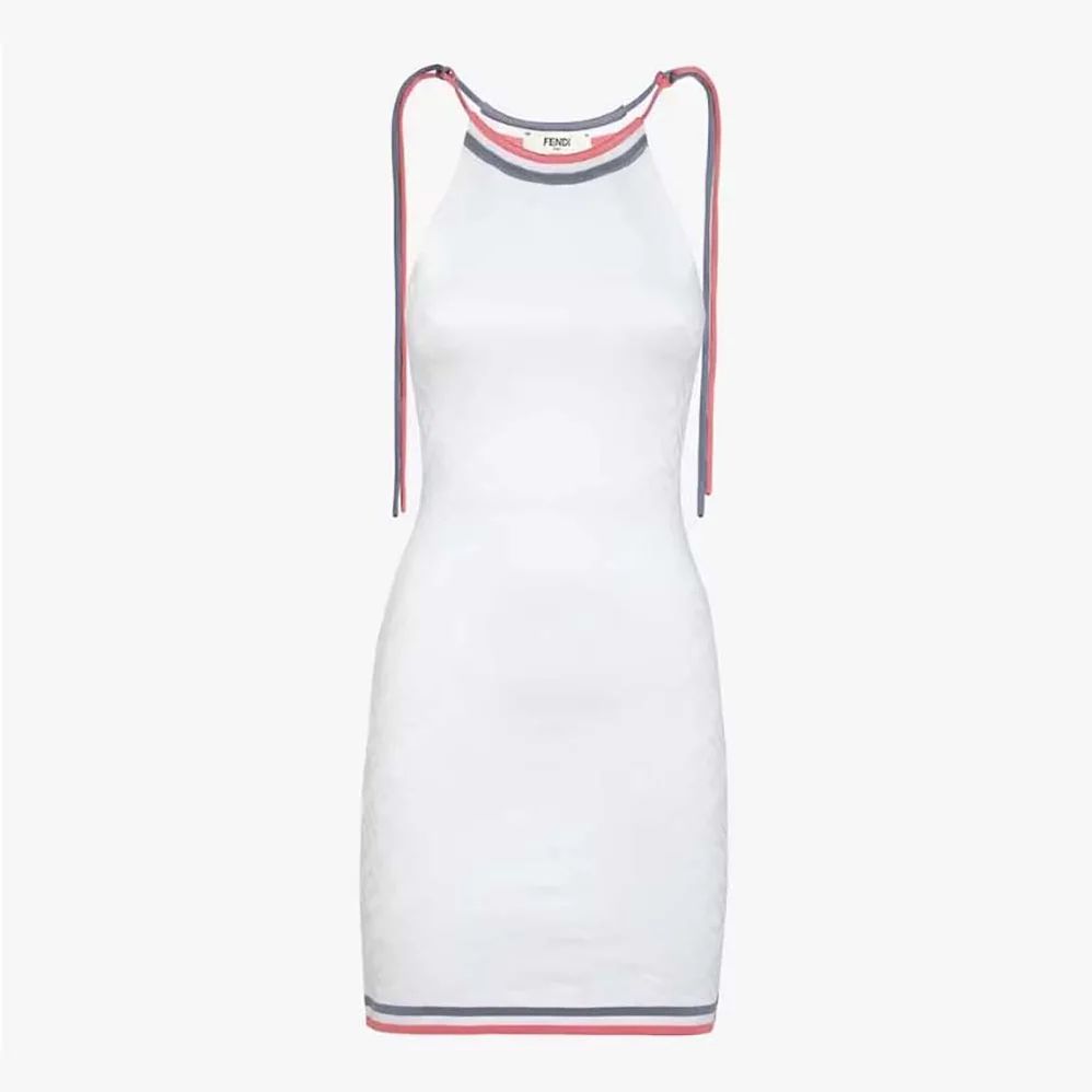Fendi White Viscose Dress for Women