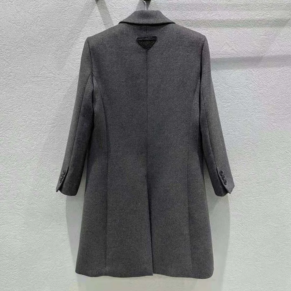 Prada Single for Women in breasted Velour Coat