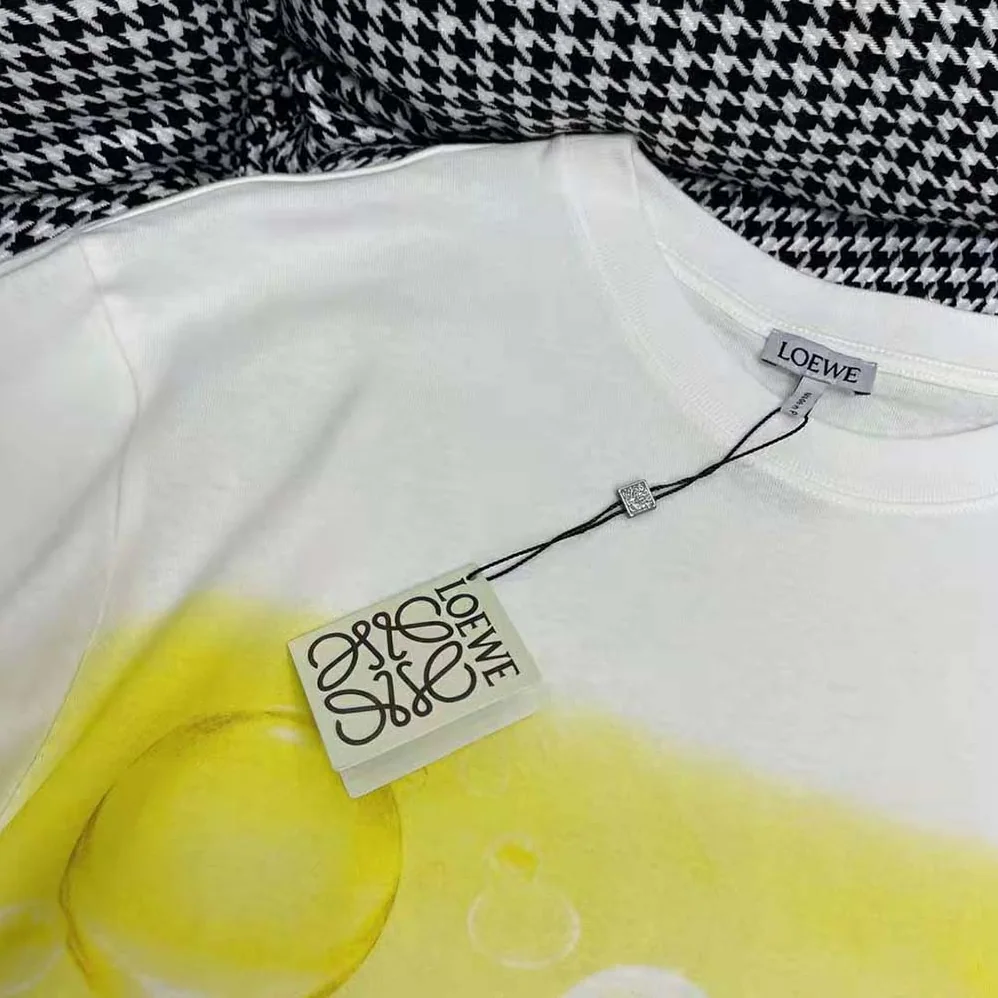 Loewe Soap T-shirt in Cotton for Women in White Loewe Soap T-shirt in Cotton for Women in White