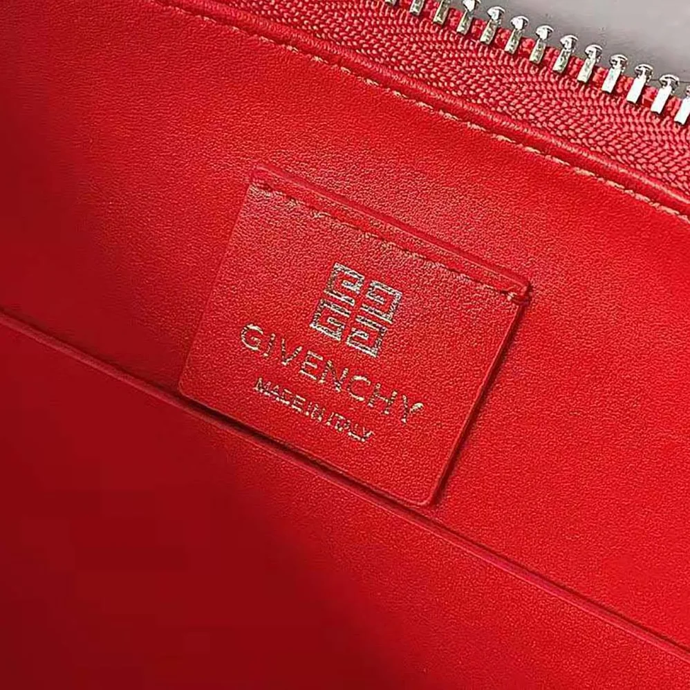 Givenchy Small Moon Cut Out Bag in Leather for Women in Red Givenchy Small Moon Cut Out Bag in Leather for Women in Red