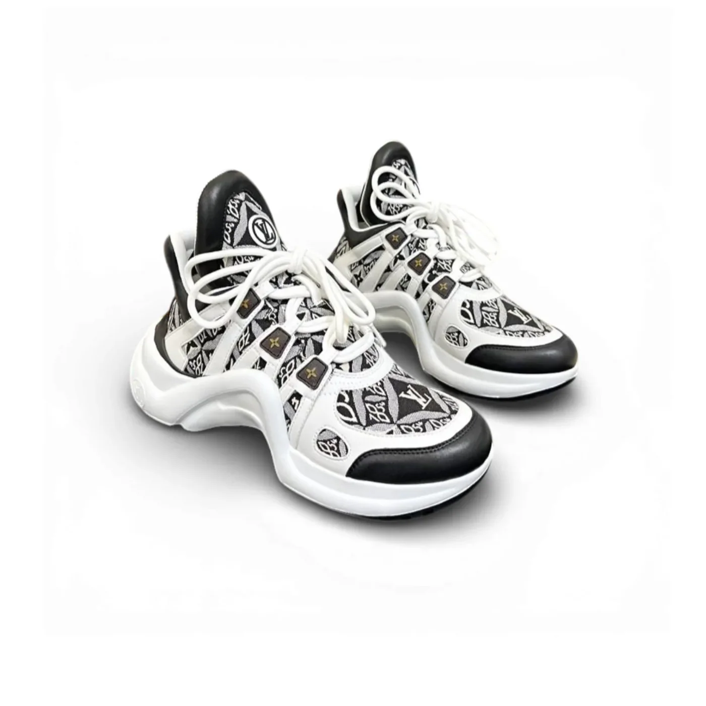 Louis Vuitton LV Archlight Sneaker Dark Brown for Women Louis Vuitton LV Archlight Sneaker Dark Brown for Women
