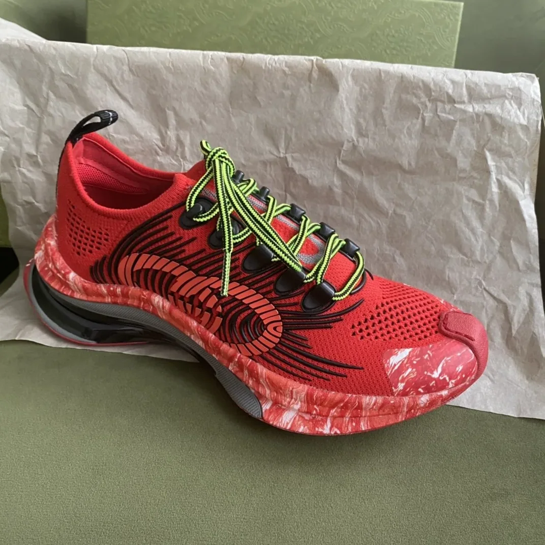 Gucci Run Sneaker Red for Men Gucci Run Sneaker Red for Men