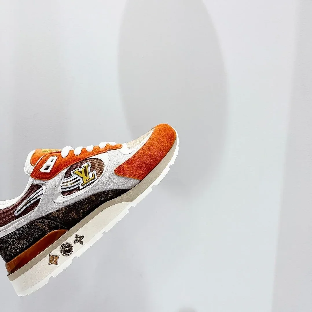 Louis Vuitton Run Away Sneaker Monogram Material Orange Louis Vuitton Run Away Sneaker Monogram Material Orange