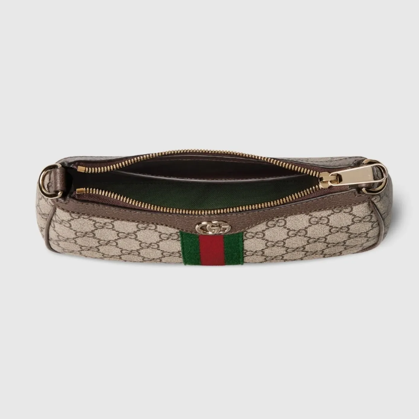 Gucci Ophidia Small Shoulder Bag in Beige Gold Hardware