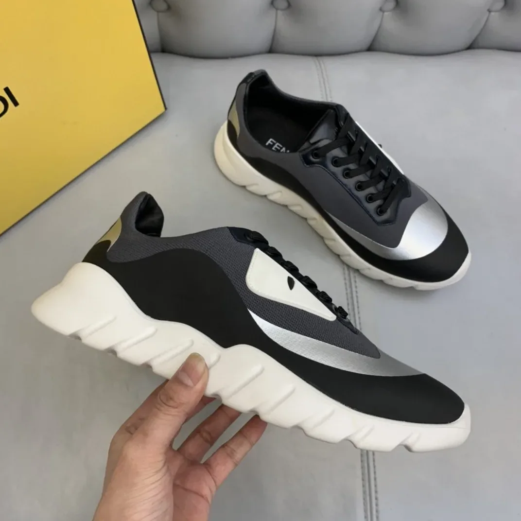 Fendi Force Low Tops Sneakers Grey