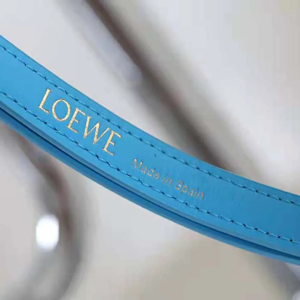 Loewe Goya Bag in Silk Calfskin for Women in Blue Loewe Goya Bag in Silk Calfskin for Women in Blue