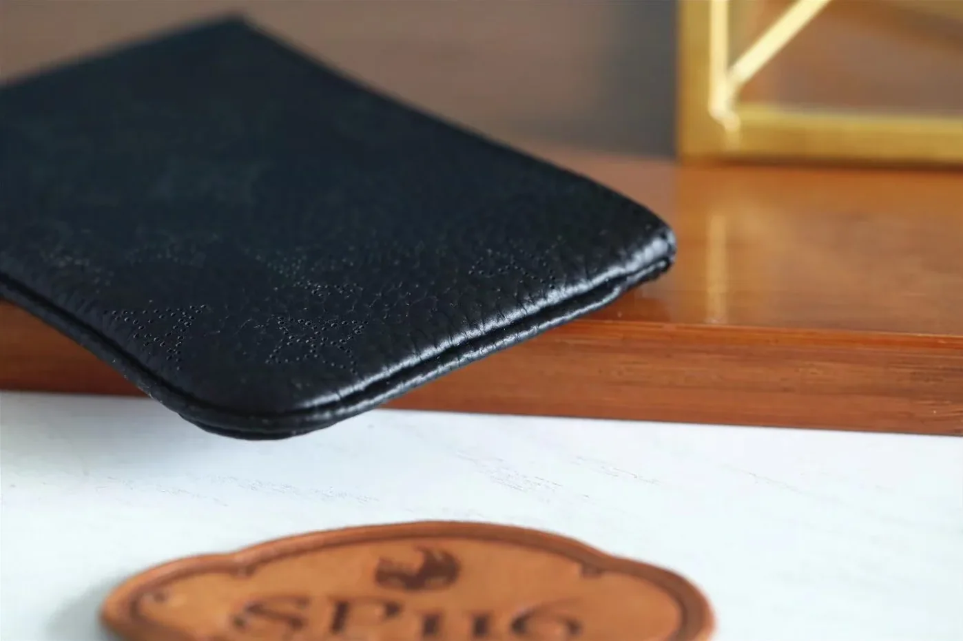 Louis Vuitton Key Pouch Mahina Black Louis Vuitton Key Pouch Mahina Black