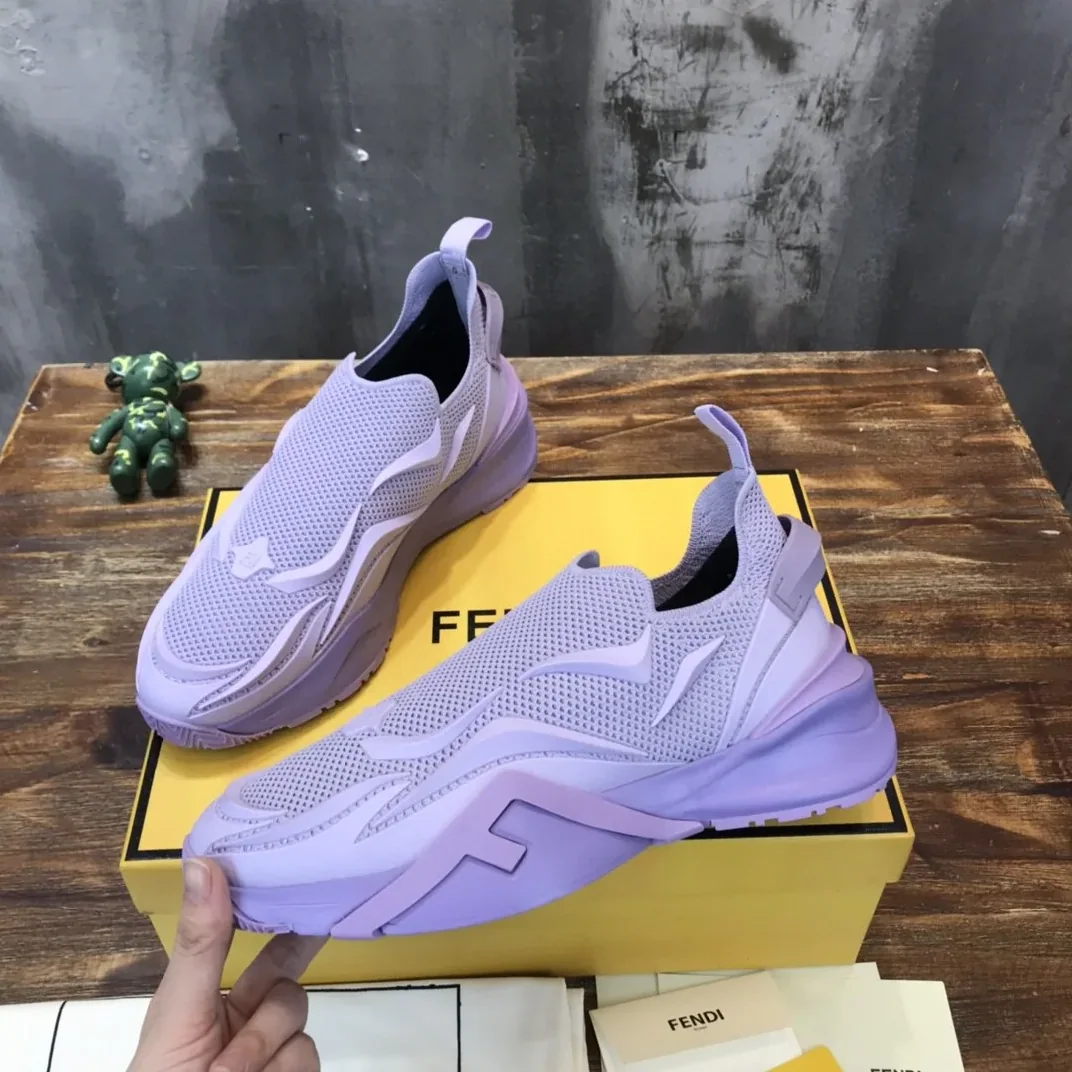 Fendi Flow Purple Sneakers 7E1504AHI8F1GB9 Fendi Flow Purple Sneakers 7E1504AHI8F1GB9