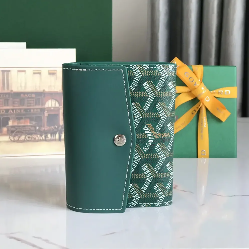 Goyard Saint Gabrie Wallet for Unisex in Green Goyard Saint Gabrie Wallet for Unisex in Green