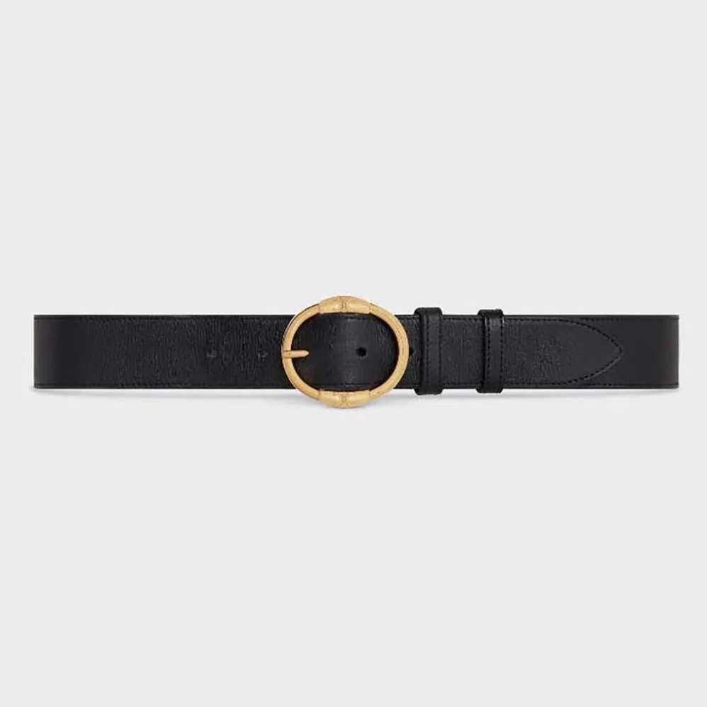 Celine Large Twin Triomphe Belt in Vintage Calfskin for Women