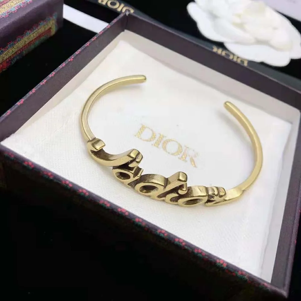Dior J'Adior Bracelet Antique Gold for Women in Finish Metal Dior J'Adior Bracelet Antique Gold for Women in Finish Metal