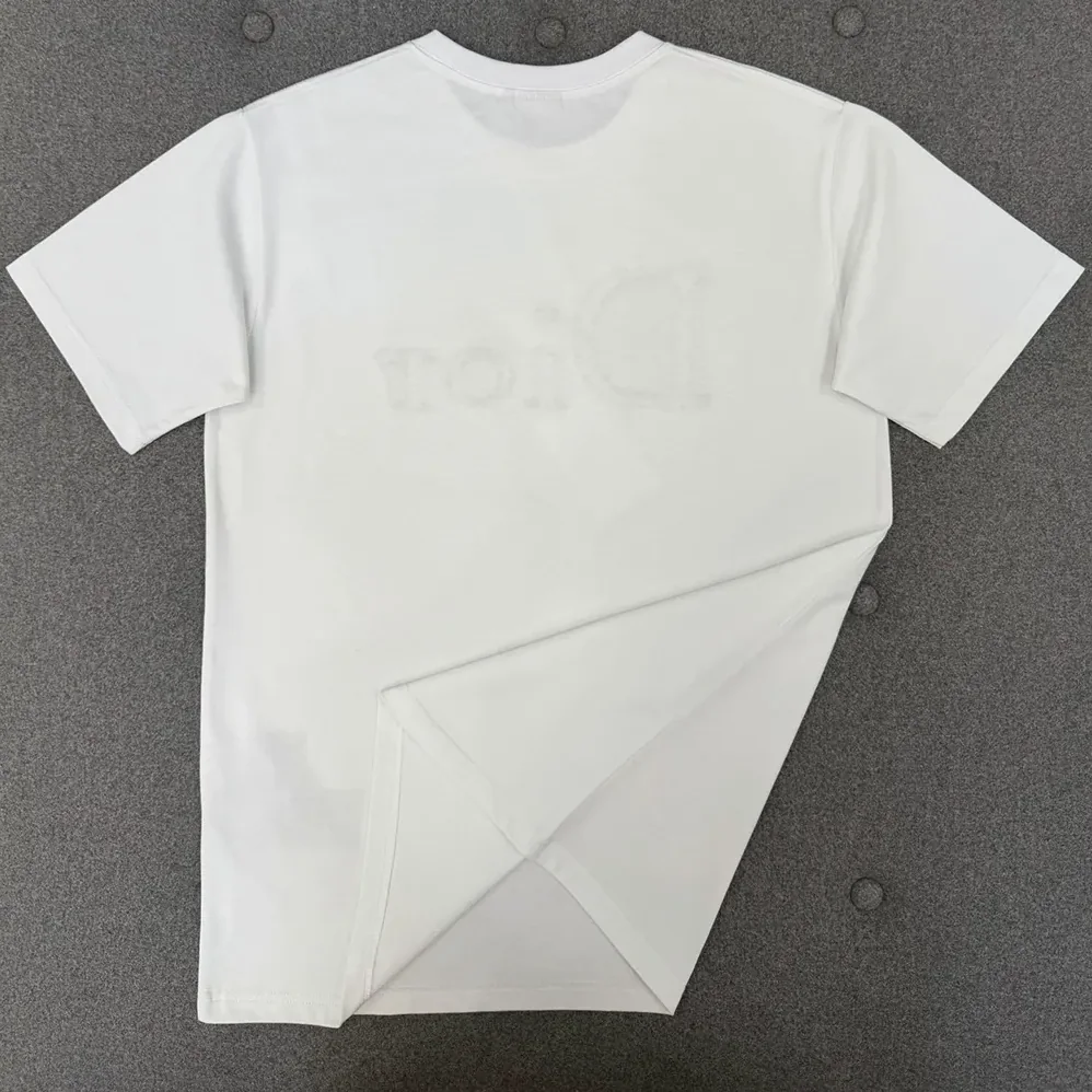 Dior Reverse T-Shirt Relaxed Fit White Cotton Jersey for Women Dior Reverse T-Shirt Relaxed Fit White Cotton Jersey for Women