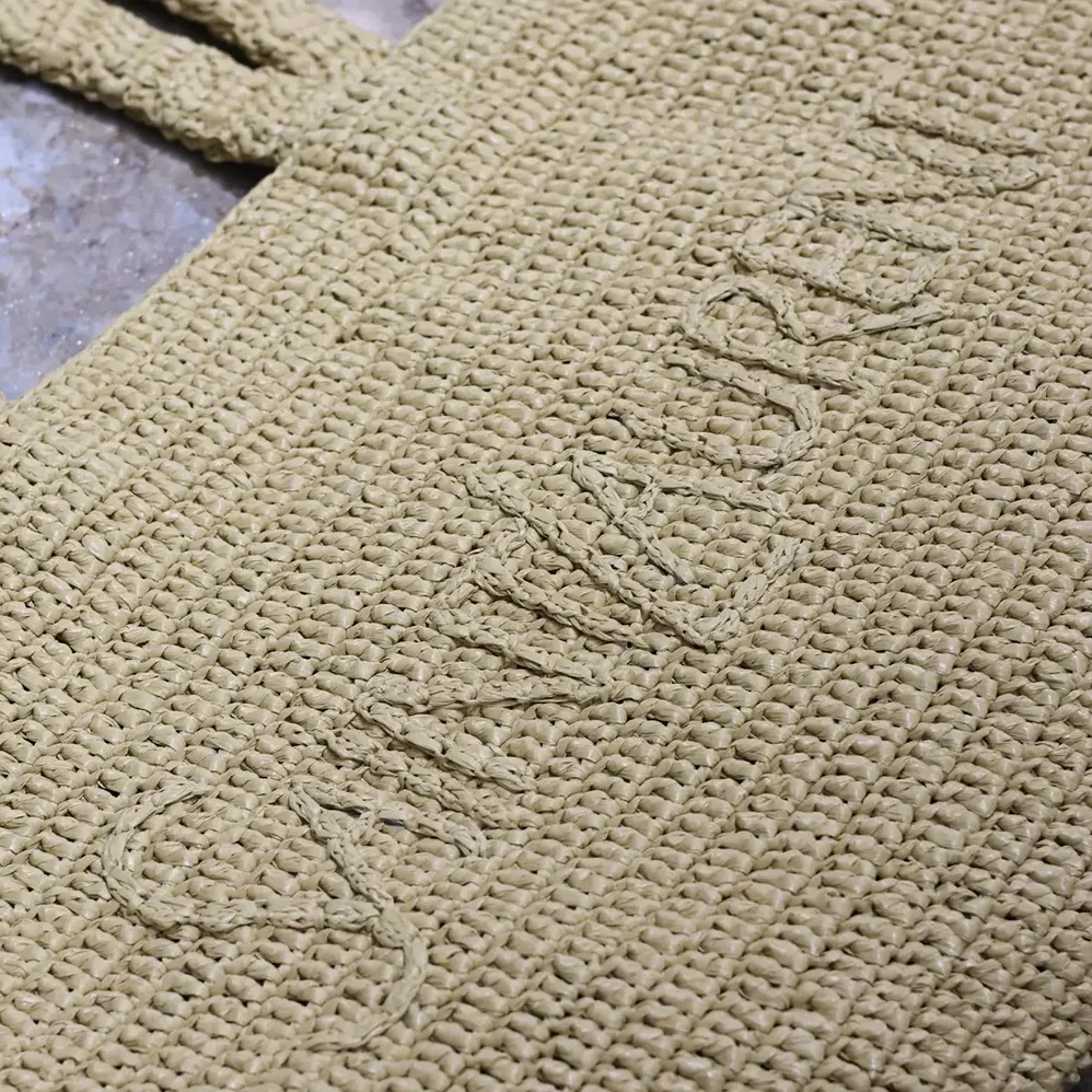 Saint Laurent YSL Saint Laurent Tote in Raffia for Unisex