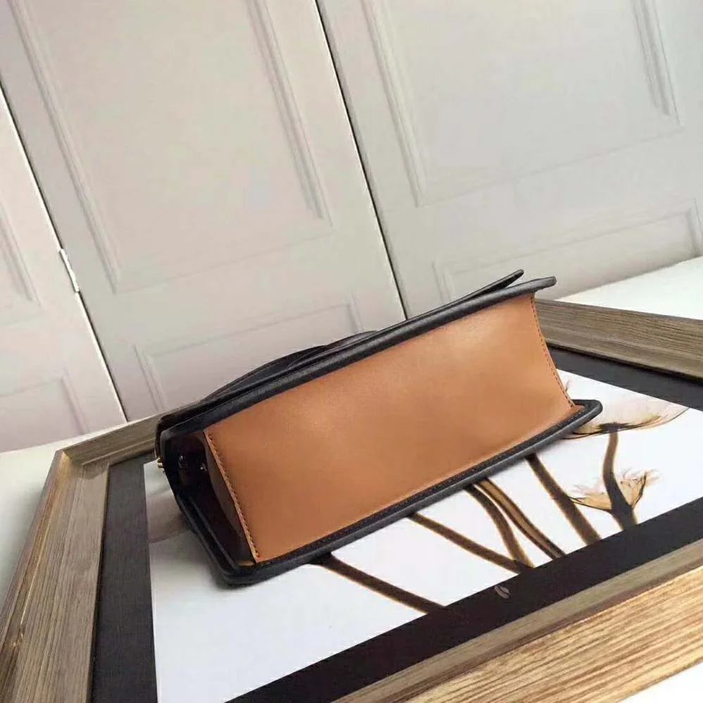 Fendi Kan I F Leather Bag in Calfskin Leather for Women in Brown Fendi Kan I F Leather Bag in Calfskin Leather for Women in Brown