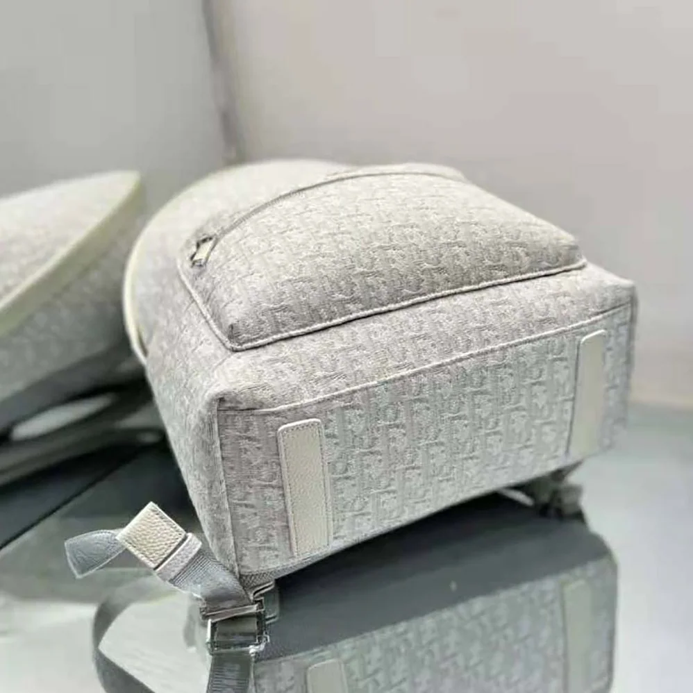 Dior Rider Backpack Beige Dior Oblique Jacquard for Men