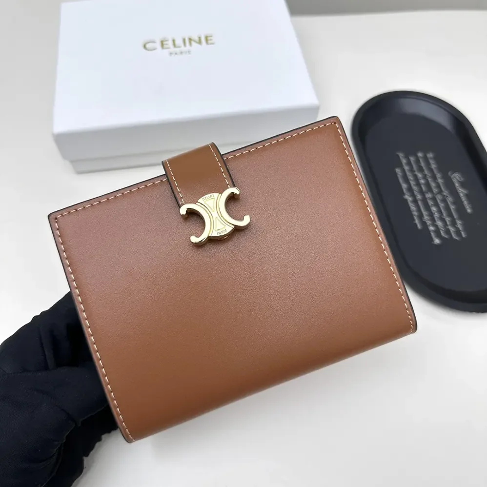 Celine Medium Strap Wallet Nino in Supple Grained Calfskin for Women Celine Medium Strap Wallet Nino in Supple Grained Calfskin for Women