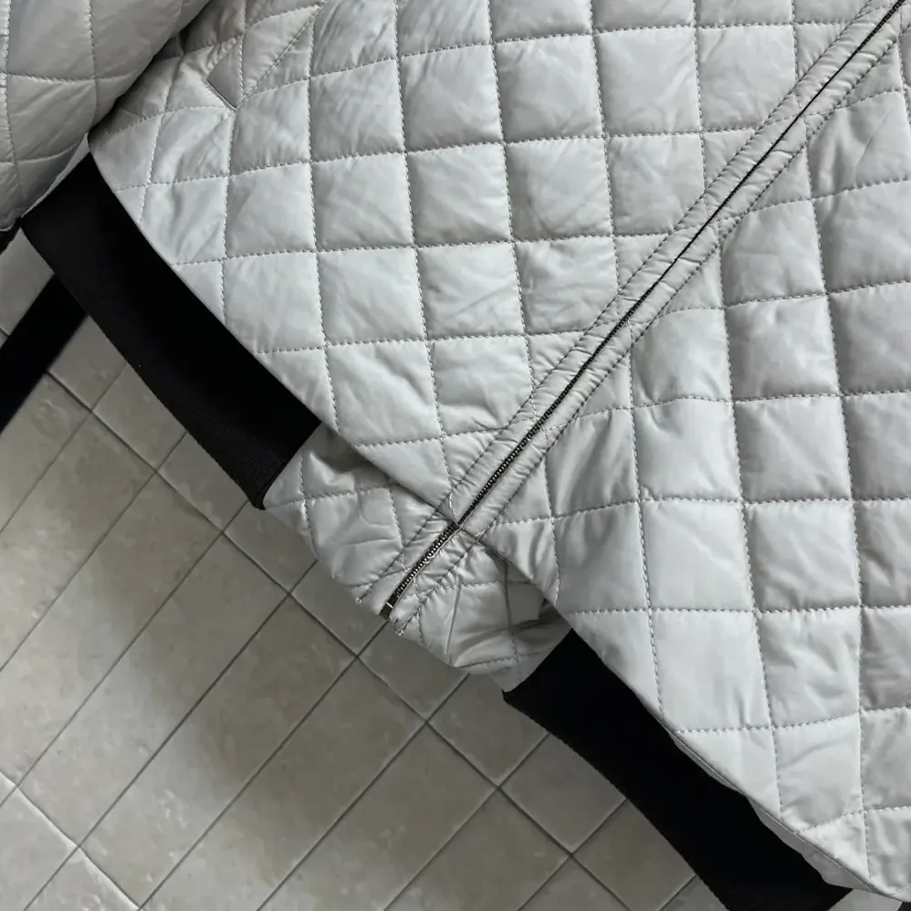 Loewe Short Jacket in Technical Fabric for Women in Grey