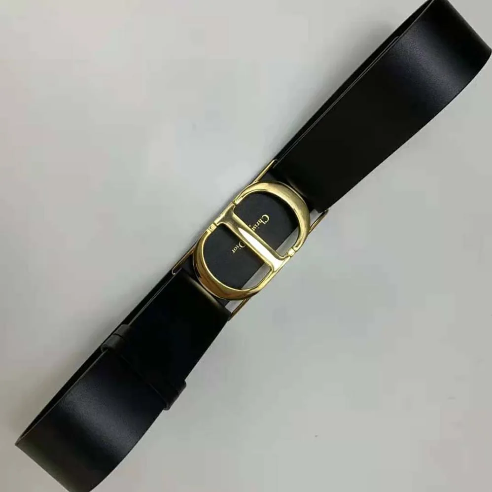 Dior 30 Montaigne Belt Black Smooth Calfskin, 40 MM for Women