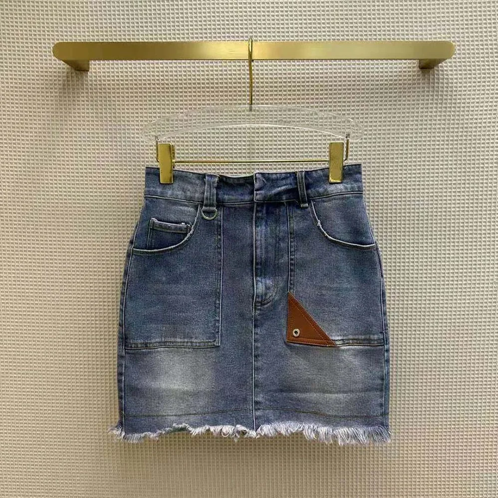 Fendi Blue Denim Skirt with a Medium for Women in Low Waistline
