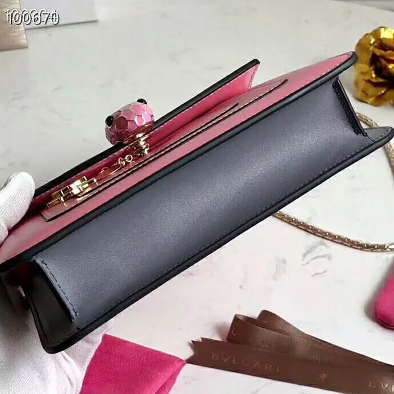 Bvlgari Serpenti Forever in Calf Leather for Women in Pink