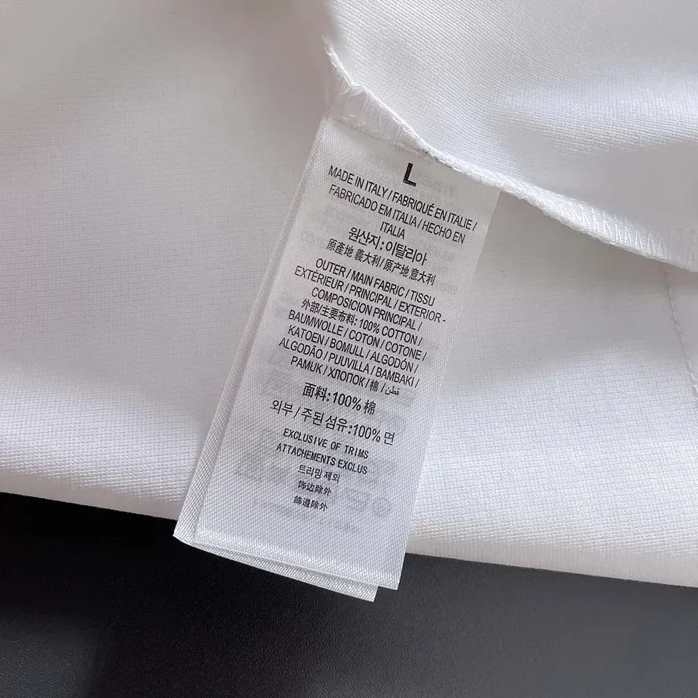 Fendi White Cotton T for Women in shirt