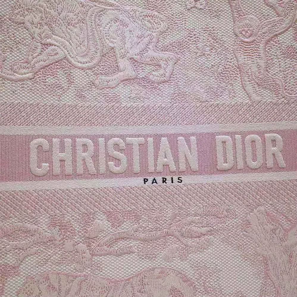 Dior Dior Book Tote Pink Toile de Jouy Embroidery for Women Dior Dior Book Tote Pink Toile de Jouy Embroidery for Women
