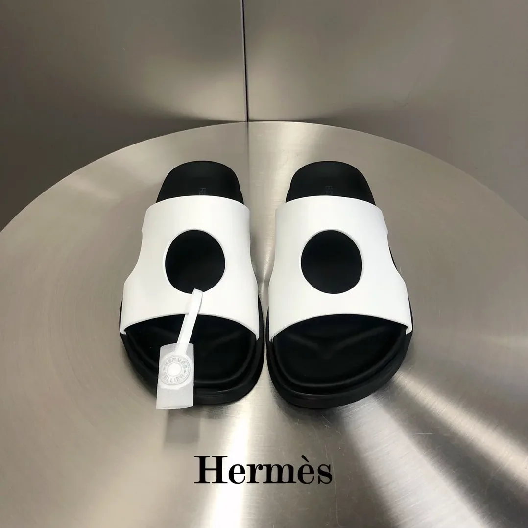 Hermes Edith Sandal White Hermes Edith Sandal White