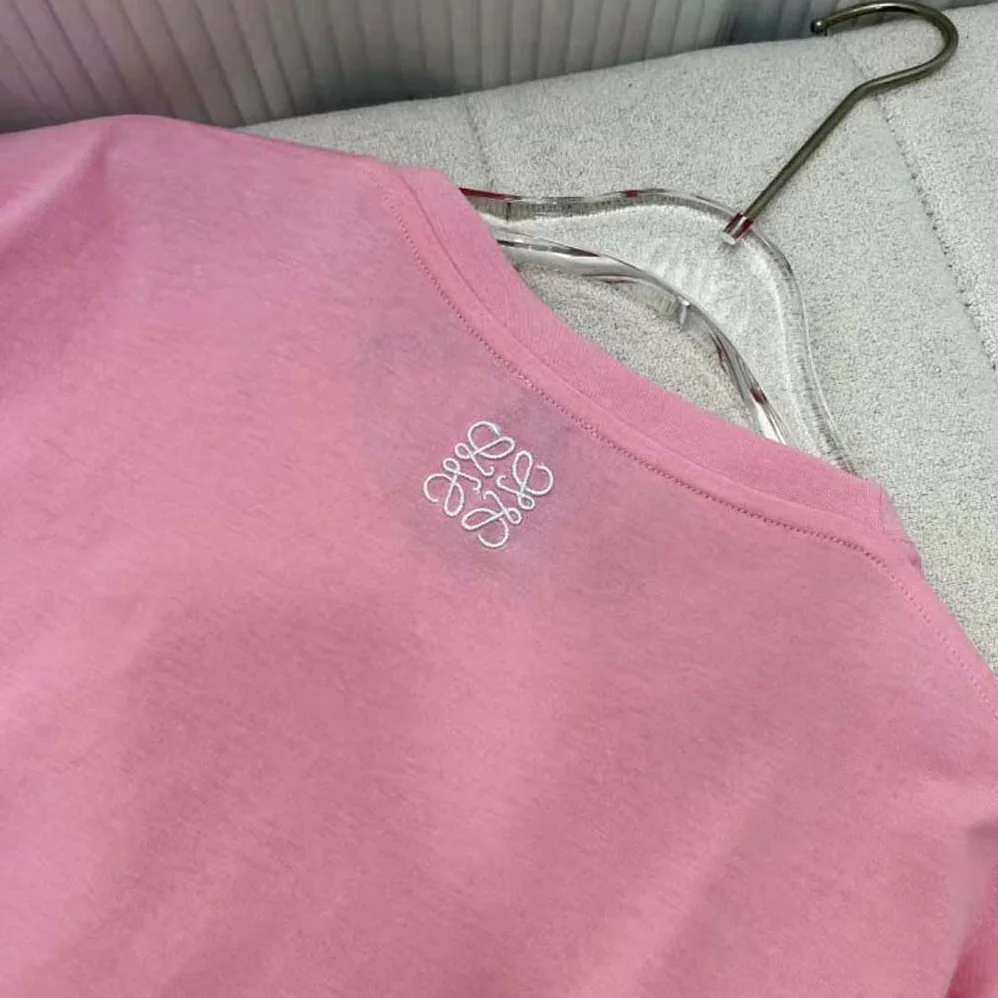 Loewe Bunny T-shirt in Cotton for Women in Pink