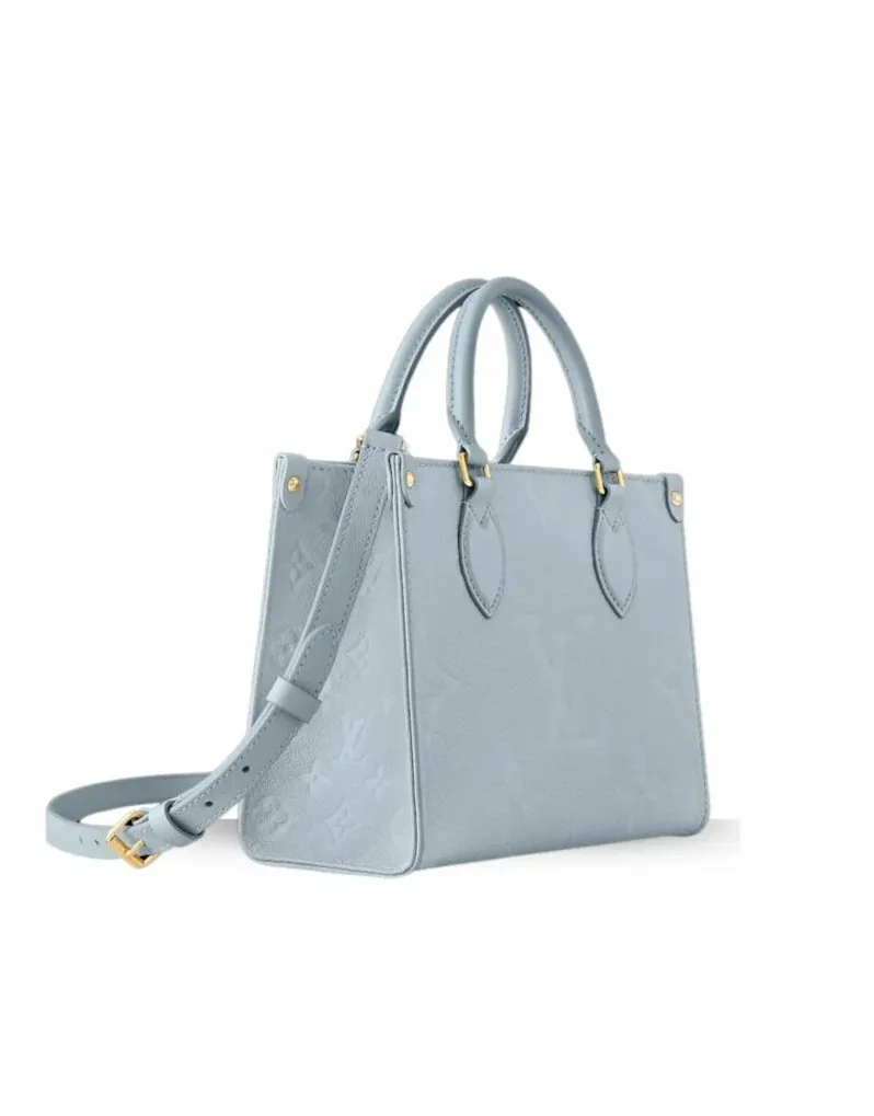 Louis Vuitton Onthego PM Monogram Empreinte Blue / Louis Vuitton Onthego PM Monogram Empreinte Blue /