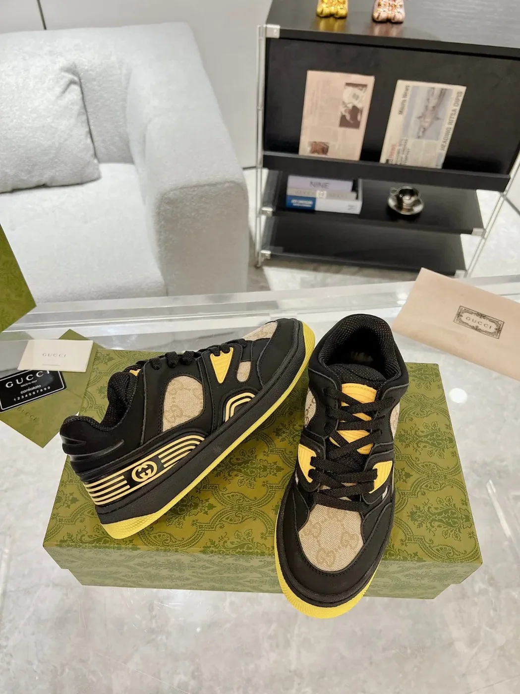 Gucci Basket Sneaker Black Gucci Basket Sneaker Black