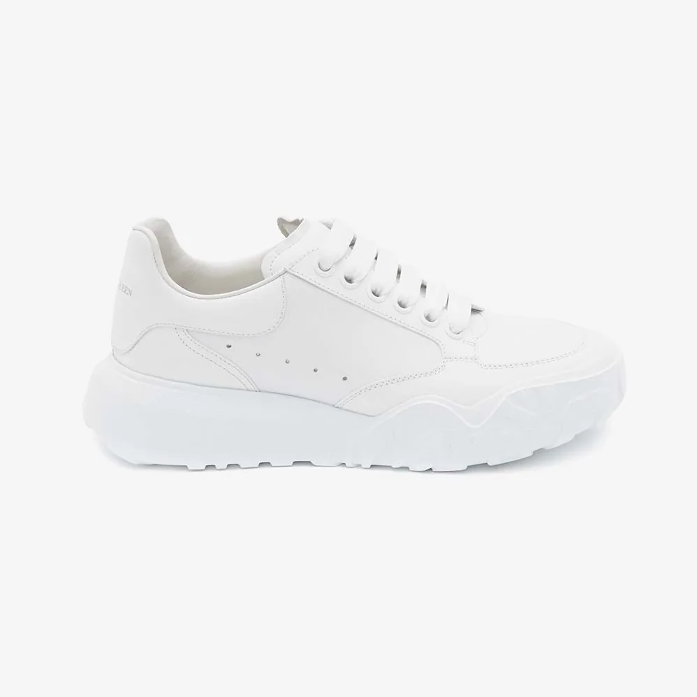 Alexander Mcqueen Court Trainer in White for Unisex Alexander Mcqueen Court Trainer in White for Unisex
