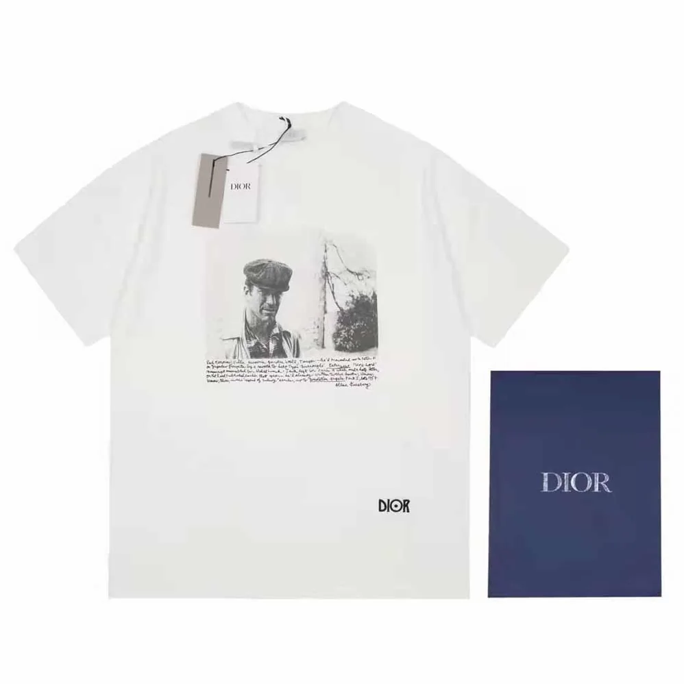 Dior Dior and Jack Kerouac Oversized T for Women in shirt White Cotton Jersey Dior Dior and Jack Kerouac Oversized T for Women in shirt White Cotton Jersey