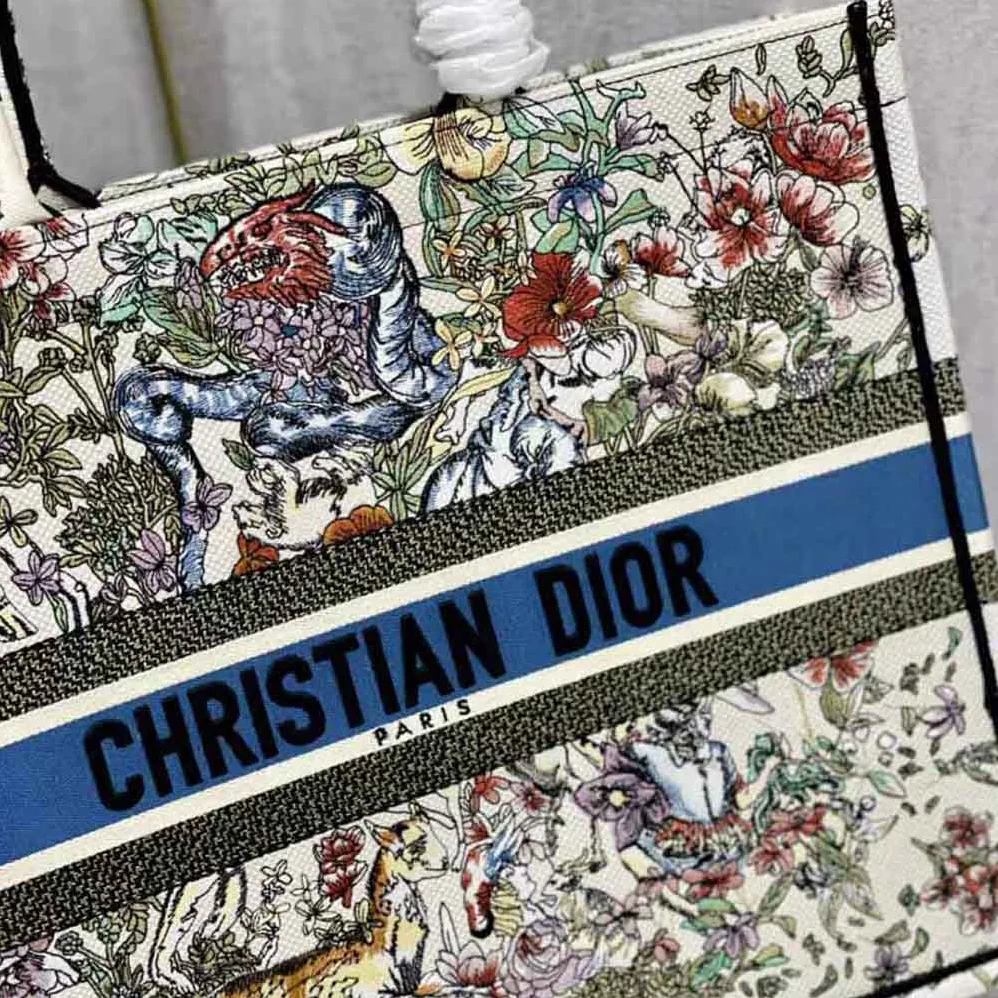 Dior Large Dior Book Tote Latte Multicolor D for Women in Constellation Embroidery Dior Large Dior Book Tote Latte Multicolor D for Women in Constellation Embroidery