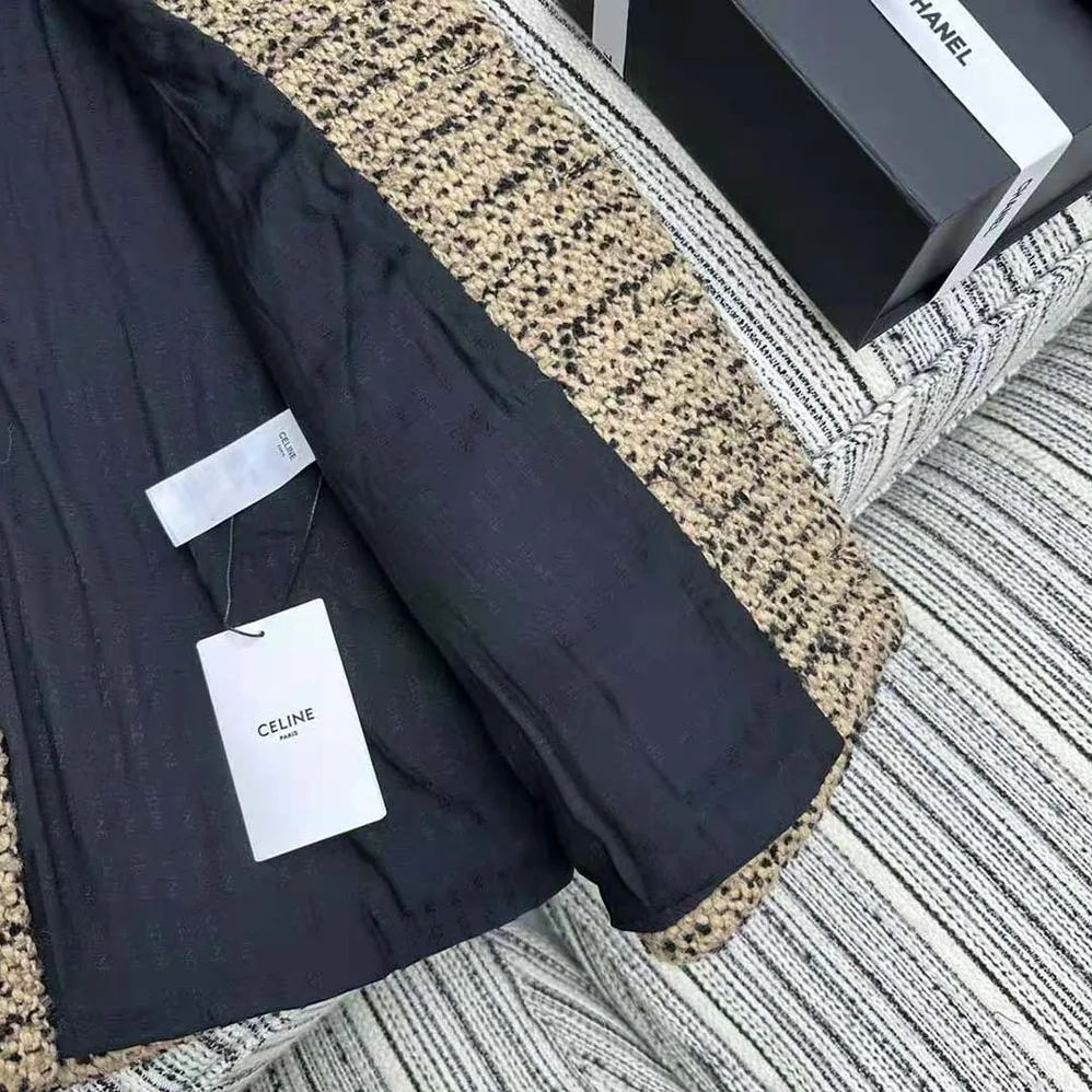 Celine Oversized Cardigan in Tweed for Women