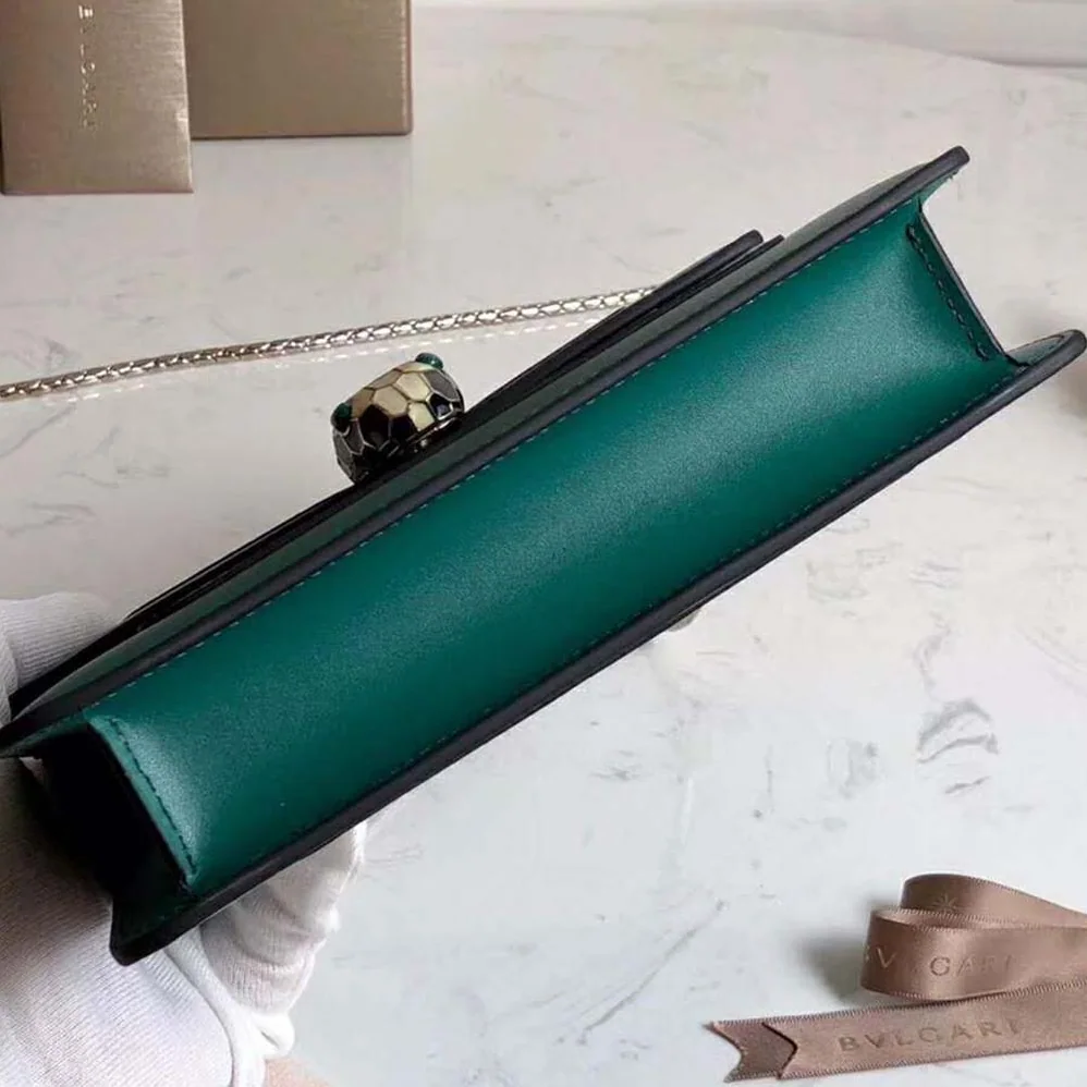 Bvlgari Serpenti Forever Mini Bag for Women in Green Bvlgari Serpenti Forever Mini Bag for Women in Green