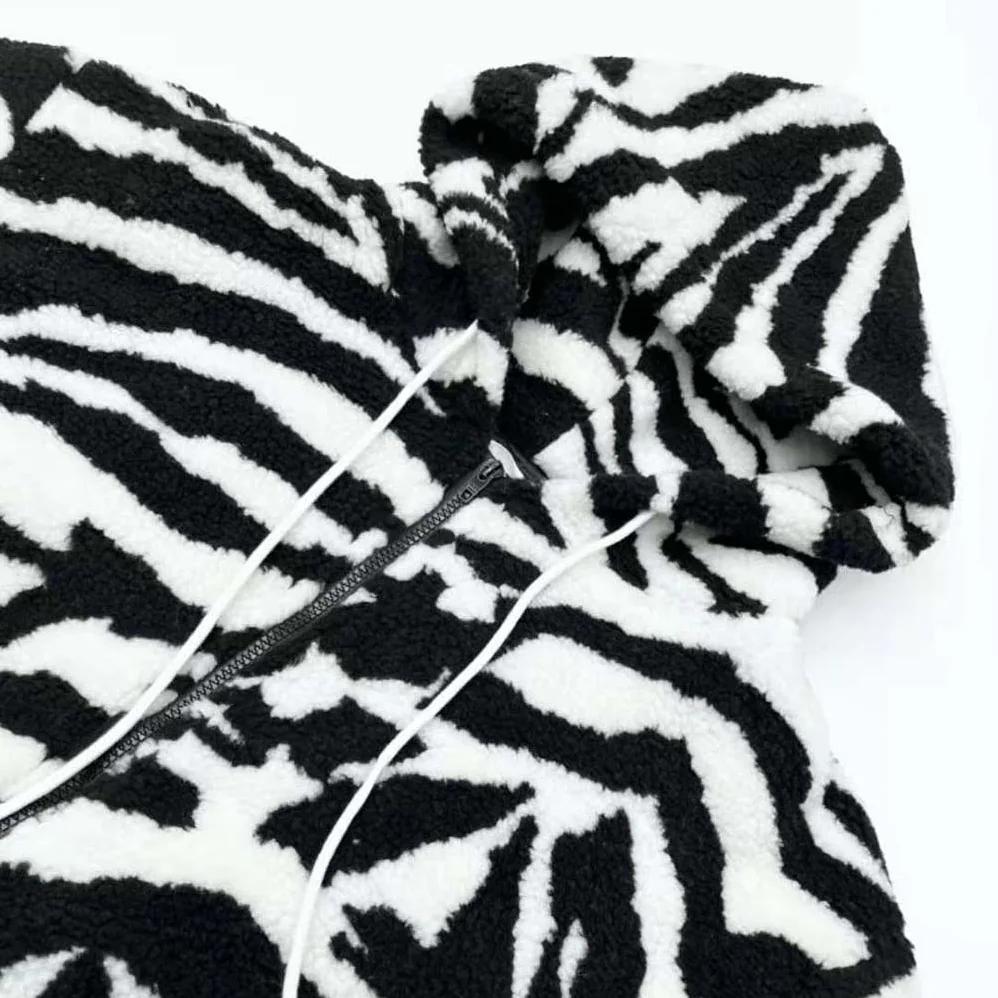 Celine Jacket in Tiger-print Fleece for Men in White Celine Jacket in Tiger-print Fleece for Men in White