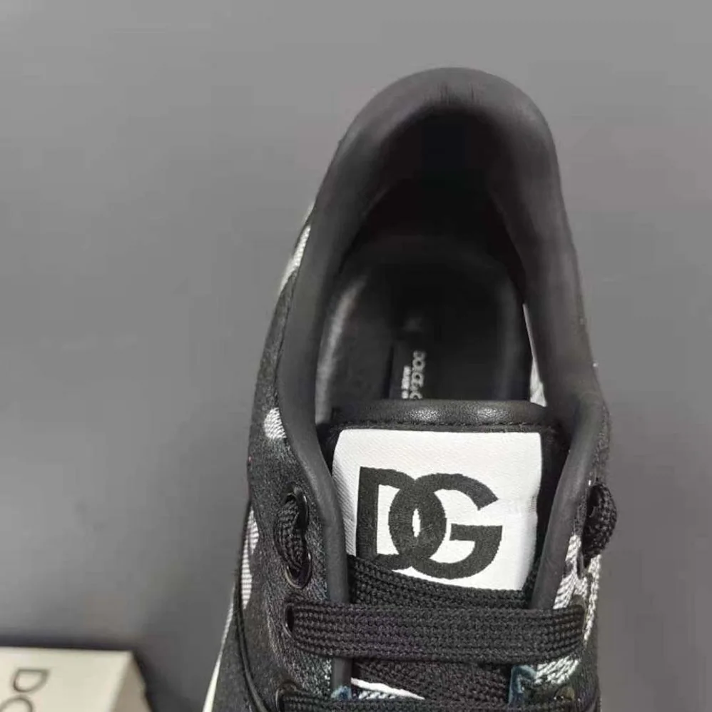 Dolce Gabbana D&G New Roma Sneakers with Denim Logo for Men Dolce Gabbana D&G New Roma Sneakers with Denim Logo for Men